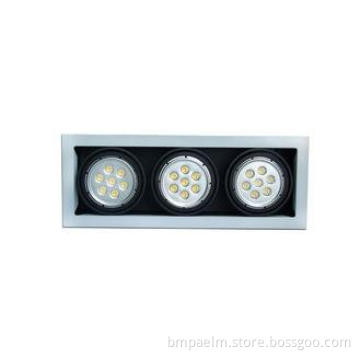 Aluminium Alloy 240V 21W IP20 2600 - 3700K High Power Reces